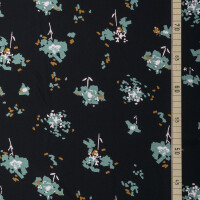 VISCOSE CREPE OCELLA BLACK LIQUORICE
