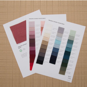 COLOR CARD ORGANIC DOUBLE GAUZE VERSION 2023