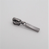 METALLIC SLIDER FOR ZIPPER 5MM 28MM BLACK CHROME