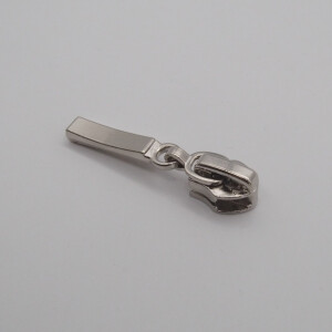 METALLIC SLIDER FOR ZIPPER 5MM 28MM SILVER