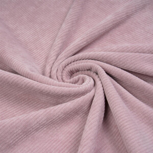 VERTICAL JERSEY CORD SOFT ROSE