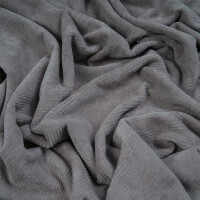 VERTICAL JERSEY CORD DARK GREY MELANGE