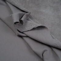 VERTICAL JERSEY CORD DARK GREY MELANGE