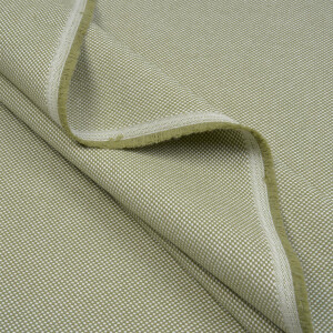 ORGANIC CANVAS PANAMA MATCHA/ECRU