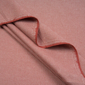ORGANIC CANVAS PANAMA RED/ECRU