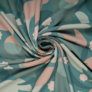 VISCOSE CREPE ZELLIGE PAON