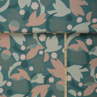 VISCOSE CREPE ZELLIGE PAON
