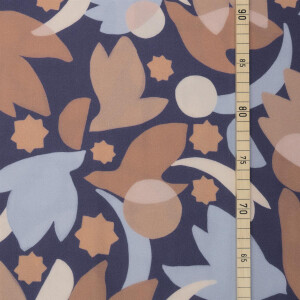 VISCOSE CREPE ZELLIGE INDIGO