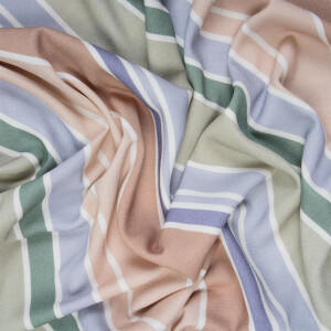 VISCOSE CREPE RAYURES DIAGONALES