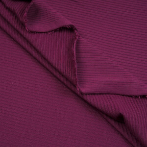 TENCEL DERBY RIBBED JERSEY CHERRY