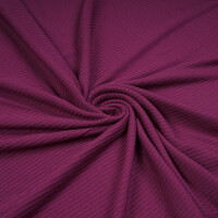 TENCEL DERBY RIBBED JERSEY CHERRY
