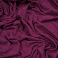 TENCEL DERBY RIBBED JERSEY CHERRY