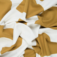 VISCOSE/LINEN NOIL CIRCLE CIRCUS DRY MUSTARD