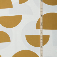VISCOSE/LINEN NOIL CIRCLE CIRCUS DRY MUSTARD