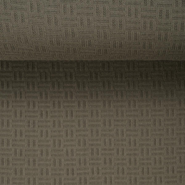 KNIT CHECK KHAKI
