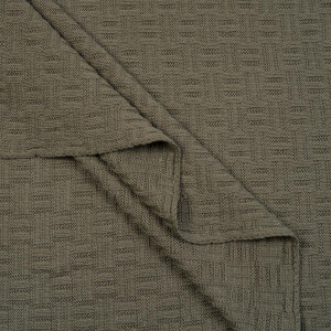 KNIT CHECK KHAKI