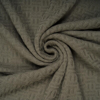 KNIT CHECK KHAKI