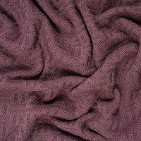 KNIT CHECK MAUVE