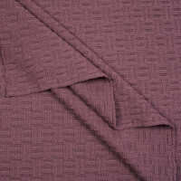 KNIT CHECK MAUVE