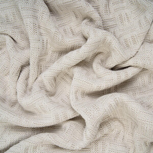 KNIT CHECK SAND