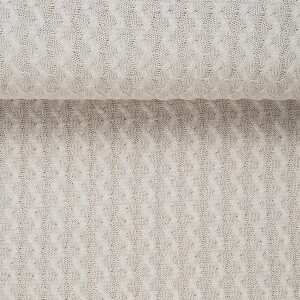KNIT CABLE PATTERN SAND