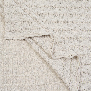KNIT CABLE PATTERN SAND