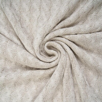 KNIT CABLE PATTERN SAND