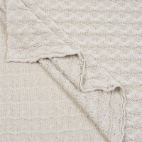 KNIT CABLE PATTERN SAND