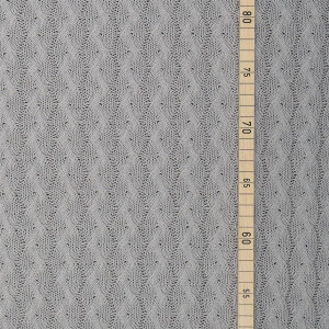 KNIT CABLE PATTERN GREY