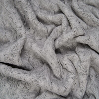 KNIT CABLE PATTERN GREY