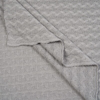 KNIT CABLE PATTERN GREY