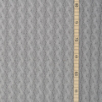 KNIT CABLE PATTERN GREY