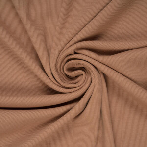 RIB JERSEY BASIC CARAMEL