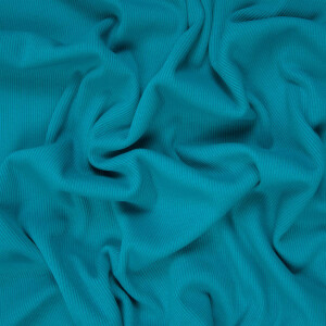 RIB JERSEY BASIC DARK AQUA