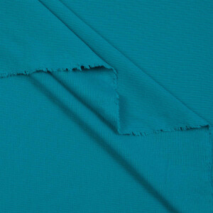 RIB JERSEY BASIC DARK AQUA