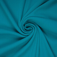 RIB JERSEY BASIC DARK AQUA