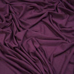 TENCEL MODAL JERSEY BASIC AUBERGINE