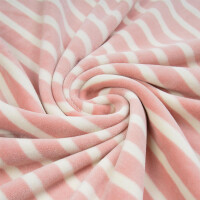 NICKY VELOURS STRIPES ROSE