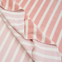 NICKY VELOURS STRIPES ROSE