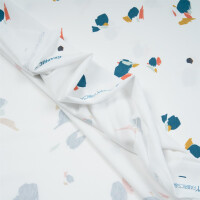 BAMBOO JERSEY ABSTRACT WHITE