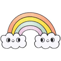 PATCH EMBROIDERED RAINBOW
