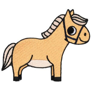 PATCH EMBROIDERED PONY
