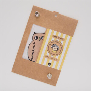 PATCH EMBROIDERED OWL