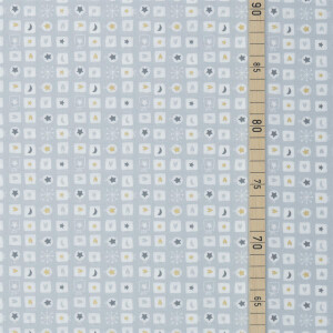 POPLIN LITTLE GIFTS LIGHT GREY/GOLD