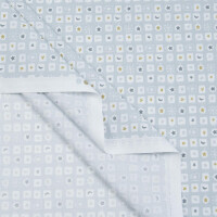 POPLIN LITTLE GIFTS LIGHT GREY/GOLD