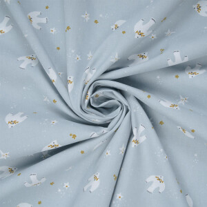 POPLIN DOVE LIGHT BLUE