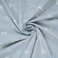 POPLIN DOVE LIGHT BLUE