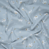 POPLIN DOVE LIGHT BLUE