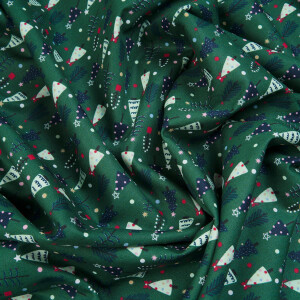 POPLIN CHRISTMAS TREE GREEN