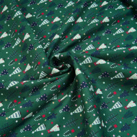 POPLIN CHRISTMAS TREE GREEN
